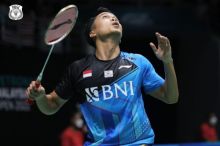 Tunggal Putra Inndonesia Anthony Sinisuka Ginting/PBSI