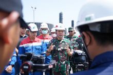 Danpussenarhanud Mayjen TNI Karev Marpaung hadir langsung memantau jalannya Latgab