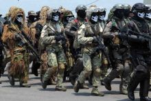 Defile Kopaska TNI AL. Sumber: Internet