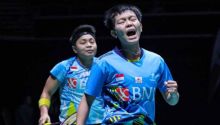 Ganda Putri Indonesia Apriyani Rahayu/Fadia di Malaysia Masters 2022/PBSI