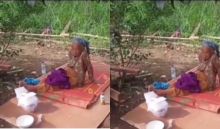 Julaiha, nenek berumur 90 tahun yang ditelantarkan anaknya viral di media sosial / TikTok : @Radar Bogor