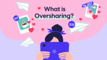 ilustrasi oversharing di media sosial