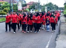 Jalan santai HUT Adhiyaksa ke 62 Kejari Bengkalis 