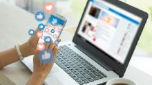 Ilustrasi penggunaan media sosial