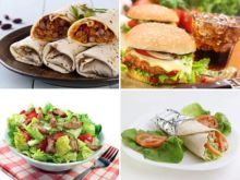 Ilustrasi menu makanan cepat saji yang sehat dan bergizi asalkan cermat dalam memilihnya