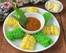 Potret Roti Jala Makanan Khas Riau/detikfood.com