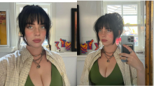 Miror selfie yang diunggah Billie Eilish di akun pribadinya