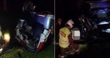 Tragis! Bayi Perempuan Berusia 6 Bulan Terlempar Dari Mobil Dalam Sebuah Kecelakaan di Johor, Begini Kondisinya...