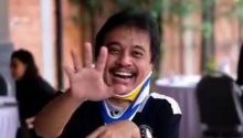 Potret Roy Suryo yang Tertawa Terbahak-bahak saat hadiri klub mercy/detikcom