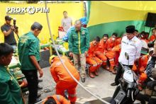 Bupati HM Wardan saat launching program pelatihan 