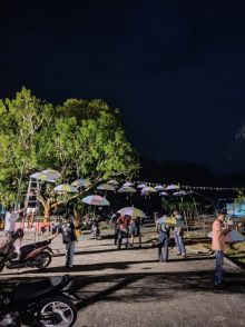 Persiapan para pemuda desa simpang ayam