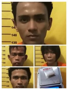 Tersangka dan barang bukti