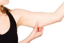 Ilustrasi lengan berlemak