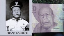 Potret Pahlawan Indonesia asal Papua, Frans Kaisiepo pengibar bendera pertama di tanah Papua, yang di dedikasikan pda mata uang Rp10.000 rupiah/papuanews.org