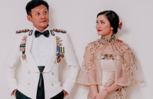 Brigjen Hendra Kurniawan (kiri) bersama istri Seali Syah Alam (kanan) /net