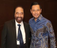 Ketum Partai Demokrat dan Ketum NasDem Surya Paloh. Sumber: Internet