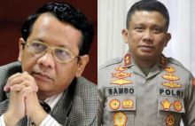 Mahfud MD (kiri), Ferdy Sambo (kanan) 