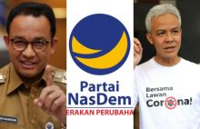 Anies Baswedan dan Ganjar Pranowo diusung Nasdem sebagai capres dan wapres di Pilpres 2024
