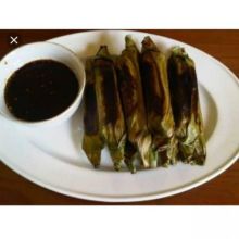 Ilustrasi cuko otak-otak khas palembang