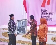 Saat malam pisah sambut Kejati Riau