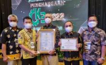 PT RAPP Raih Penghargaan K3 dari Menaker RI