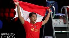Potret Tunggal Putra Bulutangkis Indonesia Jonathan Cristie (Badmintonphoto)
