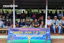 Wabup Inhil saat saksikan pertandingan 