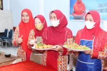 Pelatihan pembuatan makanan protein tambahan 