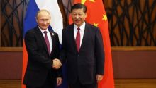 Potret Kebersamaan Putin dan Xi Jinping di KTT Uzbekistan (Photo: CNNIndonesia)