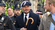 David Beckham yang rela Antre 13 Jam untuk Memberi Penghormatan Terakhir Kepada Ratu Elizabeth II (Photo: promiflash.de)