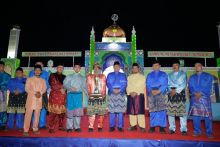 Bupati Alfedri di penutupan MTQ Sungai Apit