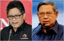 Hasto Kristiyanto (kiri) sindir SBY (kanan) perihal kecurangan pemilu