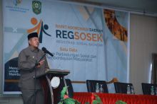 Bupati Alfedri dalam sambutannya