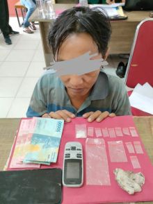 JR Pelaku terduga penyalahgunaan narkotik diamankan Polres Siak