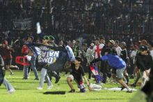 Potret Tragedi Kanjuruhan yang Menewaskan Lebih dari 200 nyawa Suporter Arema FC (Dok. KompasTv)