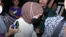 Lesti Kejora Datang Saat Pers Konferens Penahanan Rizky Billar Pada 14 Oktober 2022 (Dok. Suara.com)