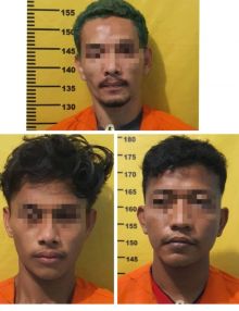Tiga tersangka Narkoba
