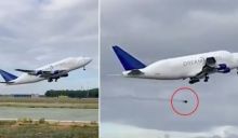 Roda Jatuh Dari Pesawat Sesaat Setelah Lepas Landas Pada Penerbangan Transatlantik