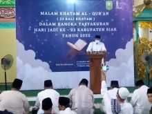 Malam Khatam Alquran di HUT Siak ke-23