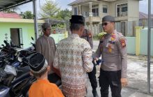 Jumat Berkah Ditsamapta Polda Riau di Masjid Nurul Iman Pekanbaru