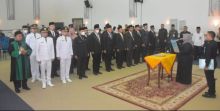 Bupati Kasmarni saat melantik 38 orang pejabat