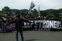 Potret Masa Aksi Meminta Keadilan Atas Tragedi Kanjuruhan. (Foto: Twitter)