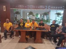 Panitia HUT Golkar ke 58 menyampaikan persiapan acara HUT Golkar besok 
