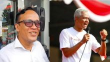 Potret Ganjar Pranowo dan Noel Relawan Ganjar. (Tribunnews/Foto)