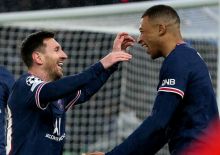 Potret Lionel Messi dan Kylian Mbappe (Football/Foto)