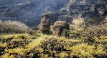Rusak Karena Kebakaran di Pulau Paskah, Patung Moai yang Terkenal di Dunia Tidak Dapat Diperbaiki 