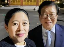 Pertemuan antara Puan Maharani dan Park Byeong-seug. Sumber: Twitter