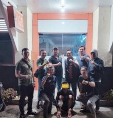 Jeki usai mendapat perawatan setelah ditembak petugas.