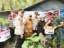 Dandim 0303/Bengkalis Letkol Inf Endik Yunia H dan Kapolres AKBP Indra Wijatmiko