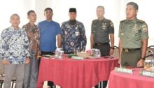 Asisten I Pemkab Bengkalis Andriswasono beserta Dandim Bengkalis